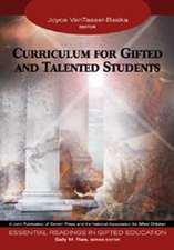 Curriculum for Gifted and Talented Students