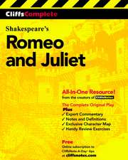 CliffsComplete Romeo and Juliet