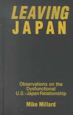 Leaving Japan: Observations on a Dysfunctional U.S.-Japan Relationship