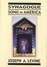 Synagogue Song in America