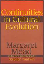 Continuities in Cultural Evolution