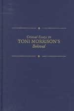 Critical Essays on Toni Morrison's Beloved: Toni Morrison's Beloved