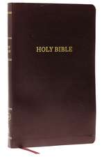 KJV, Thinline Reference Bible, Bonded Leather, Burgundy, Thumb Indexed, Red Letter, Comfort Print: Holy Bible, King James Version