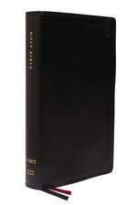 NET Bible, Single-Column Reference, Leathersoft, Black, Comfort Print