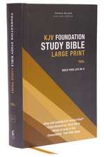 KJV, Foundation Study Bible, Large Print, Hardcover, Red Letter, Thumb Indexed, Comfort Print