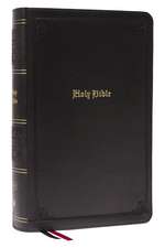 KJV Large Print Single-Column Bible, Personal Size with End-of-Verse Cross References, Black Leathersoft, Red Letter, Comfort Print (Thumb Indexed): King James Version: Holy Bible, King James Version