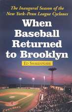 When Baseball Returned to Brooklyn: The Inaugural Season of the New York-Penn League Cyclones