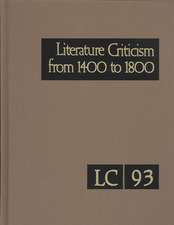 Literature Criticism from 1400 to 1800