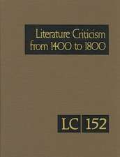 Literature Criticism from 1400 to 1800