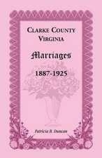 Clarke County, Virginia Marriages, 1887-1925