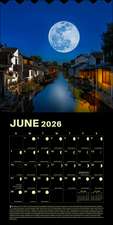 Lunar 2026 Wall Calendar