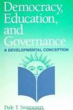 Democracy, Education, and Governance