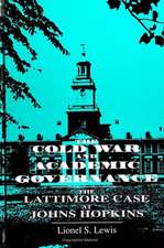 Cold War and Academic Governance