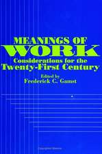 Meanings of Work