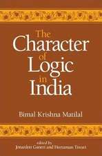 The Character of Logic in India