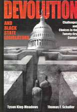 King-Meadows, T: Devolution and Black State Legislators