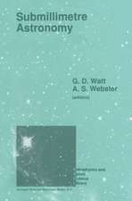 Submillimetre Astronomy: Proceedings of the Kona Symposium on Millimeter and Submillimetre Astronomy, Held at Kona, Hawaii, October 3–6, 1988