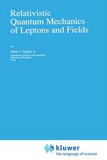 Relativistic Quantum Mechanics of Leptons and Fields