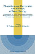 Photochemical Conversion and Storage of Solar Energy: Proceedings of the Eighth International Conference on Photochemical Conversion and Storage of Solar Energy, IPS-8, held July 15–20, 1990, in Palermo, Italy