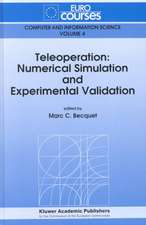 Teleoperation: Numerical Simulation and Experimental Validation