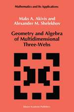 Geometry and Algebra of Multidimensional Three-Webs