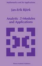 Analytic D-Modules and Applications