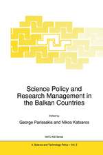 Science Policy and Research Management in the Balkan Countries