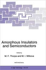 Amorphous Insulators and Semiconductors