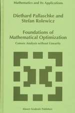 Foundations of Mathematical Optimization: Convex Analysis without Linearity