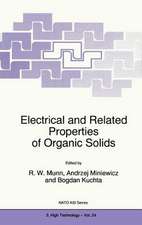 Electrical and Related Properties of Organic Solids