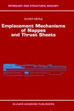 Emplacement Mechanisms of Nappes and Thrust Sheets