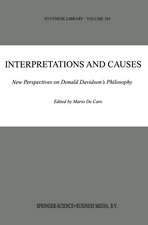 Interpretations and Causes: New Perspectives on Donald Davidson’s Philosophy