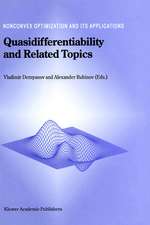 Quasidifferentiability and Related Topics