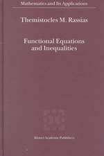 Functional Equations and Inequalities