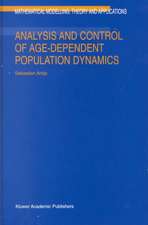 Analysis and Control of Age-Dependent Population Dynamics