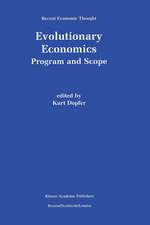 Evolutionary Economics: Program and Scope