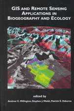 GIS and Remote Sensing Applications in Biogeography and Ecology