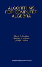 Algorithms for Computer Algebra