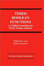 Timed Boolean Functions: A Unified Formalism for Exact Timing Analysis