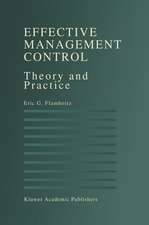 Effective Management Control: Theory and Practice