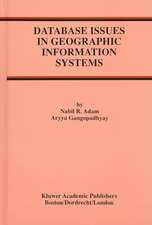 Database Issues in Geographic Information Systems