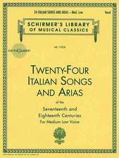 24 Italian Songs & Arias of the 17th & 18th Centuries Book/Online Audio