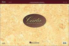 Carta Manuscript Paper No. 27 Professional Score Pad 16-Stave Music Notation Book with 40 Sheets Ideal for Composers Arrangers and Students Includes Orchestral Range and Transposition Chart