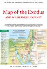 Map of the Exodus and Wilderness Journey