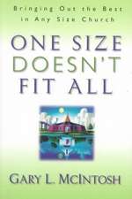 One Size Doesn`t Fit All – Bringing Out the Best in Any Size Church