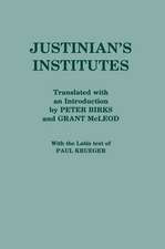 Justinian`s "Institutes"