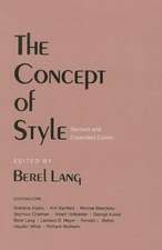 The Concept of Style