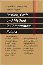 Passion, Craft and Method in Comparative Politics