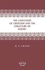 The Languages of Criticism and the Structure of Poetry