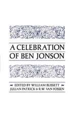 A Celebration of Ben Jonson